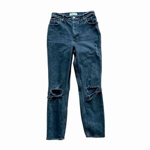 Abercrombie & Fitch Jeans Women 28 Black 90s Straight Ultra High Rise Curve Love